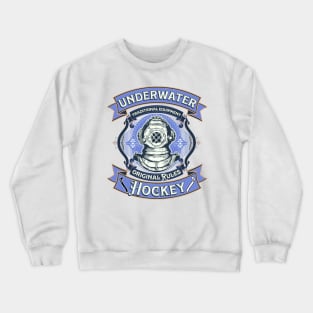 "Classic" underwater hockey design Crewneck Sweatshirt